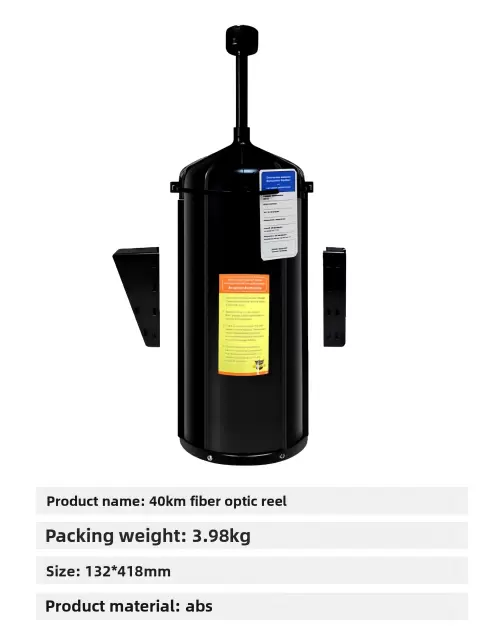 Droni dotati di bobine in fibra ottica per gittata di 3 km, 5 km, 10 km, 15 km, 20 km, 30 km, 40 km.