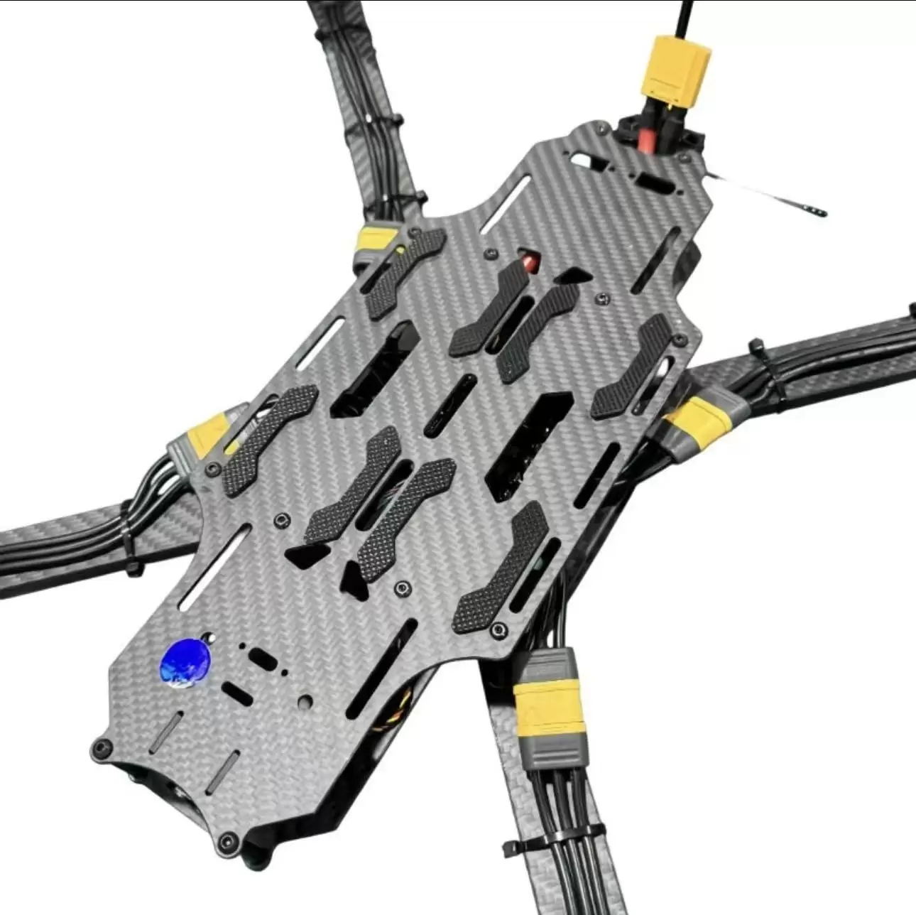 Drone FPV da 15 pollici con guida AI e trasmissione in fibra ottica