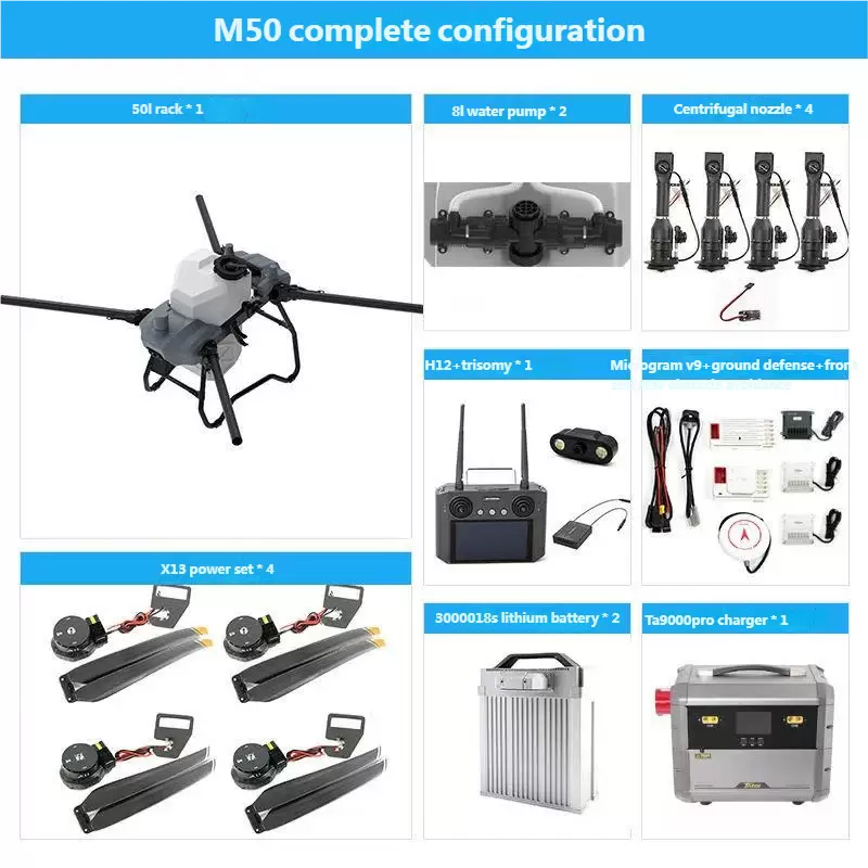 UAV per la protezione delle colture agricole M50