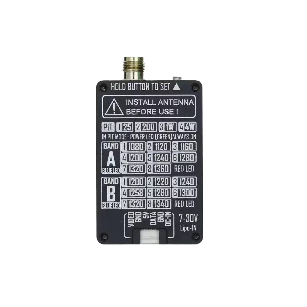 Set trasmettitore video FPV da 1,3 GHz e 4 W